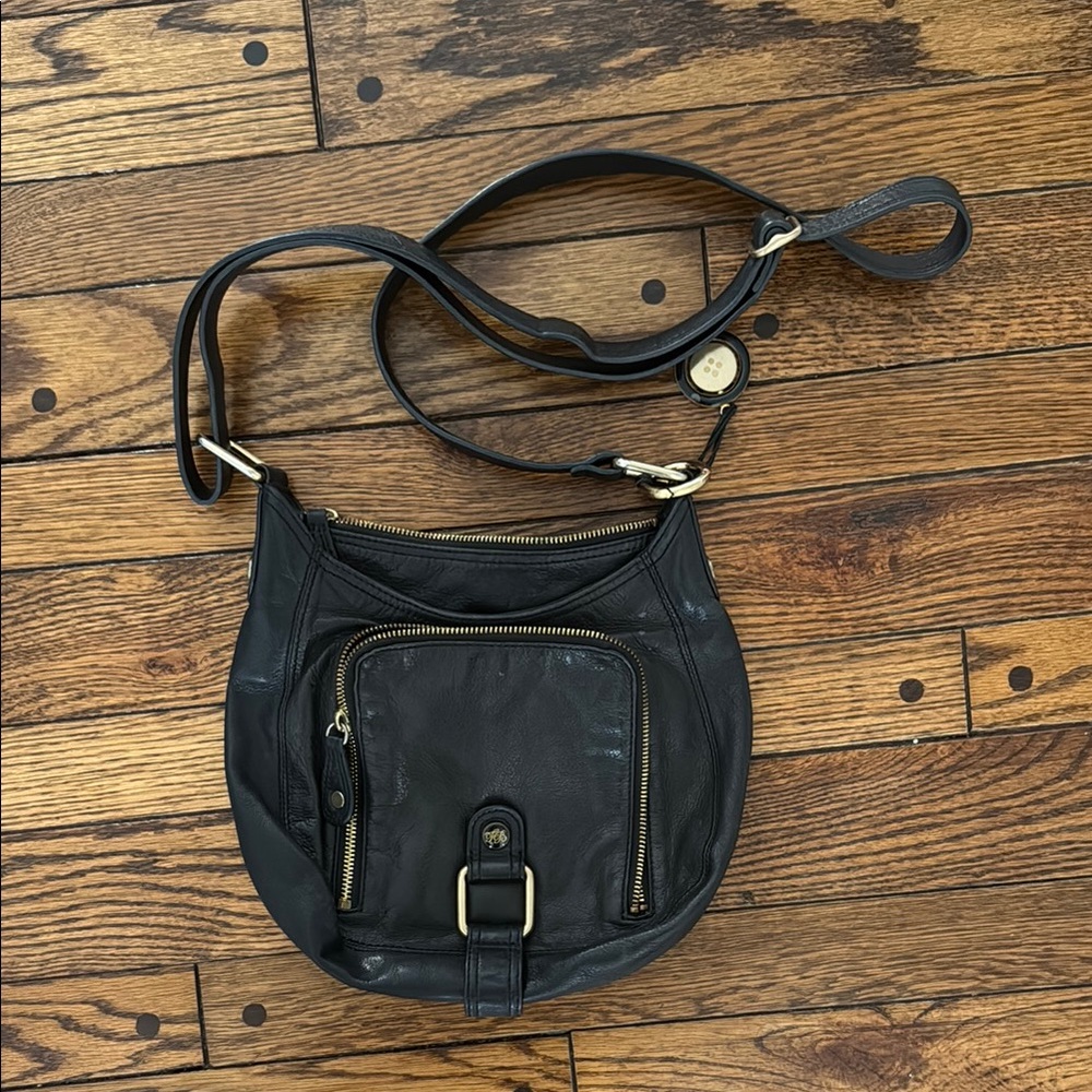 Black Leather Crossbody Bag Ted Baker
